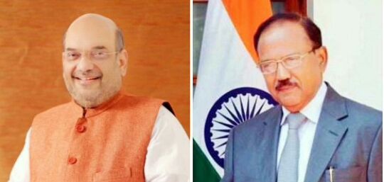 कश्मीर मुद्दे पर होम मिनिस्टर ने नेशनल सिक्योरिटी एडवाइजर  के साथ की बैठक
