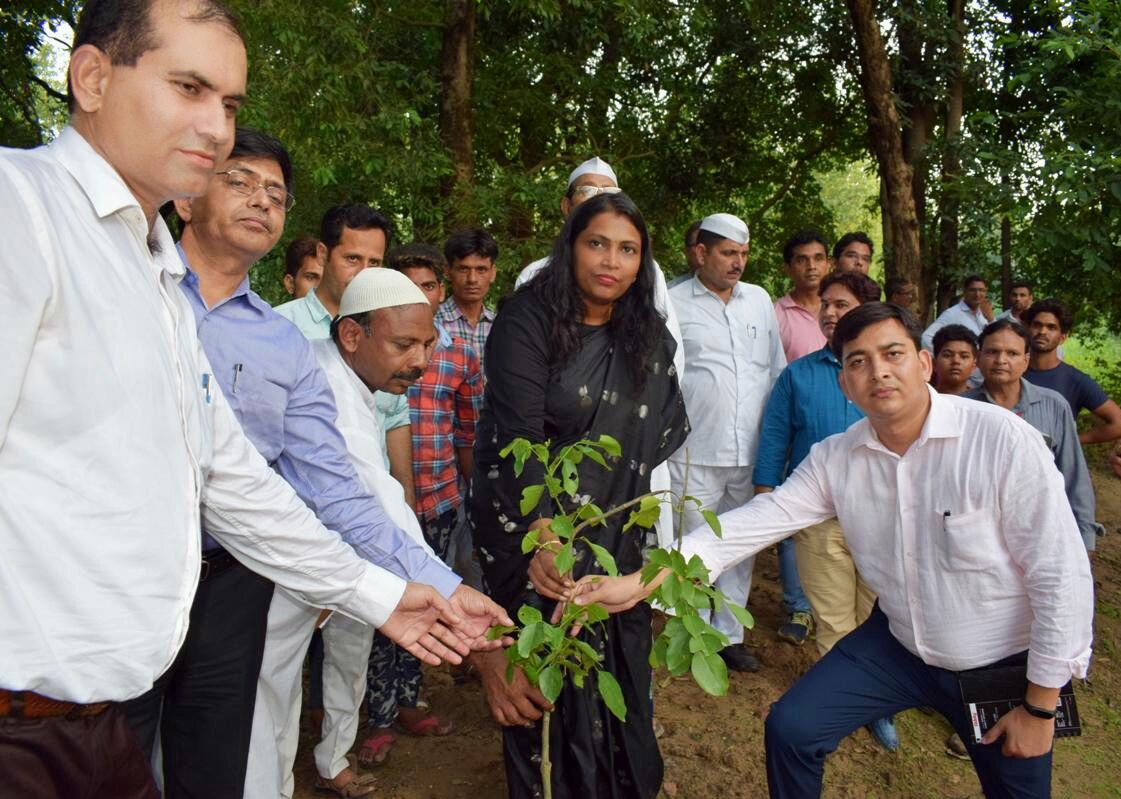 जल शक्ति अभियान के अन्तर्गत कराये जा रहे कार्यो का जिलाधिकारी ने मौके पर जाकर किया निरीक्षण