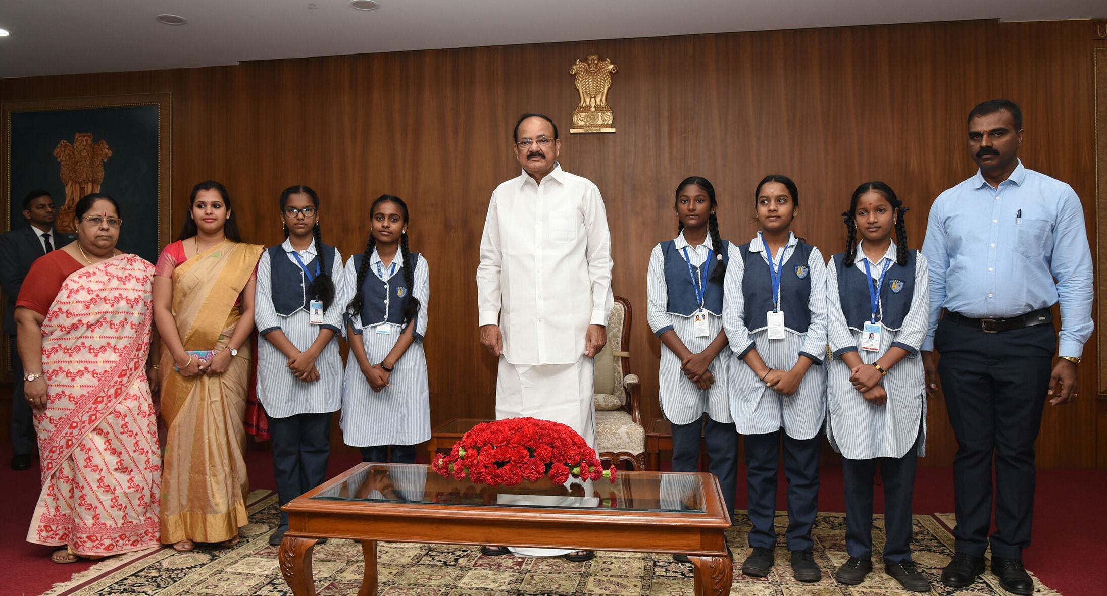 The Vice President, M. Venkaiah Naidu at an event to interact with Teachers from Delhi Tamil Education Association Schools, on the occasion of Teachers’ Day, in New Delhi on September 05, 2019.
