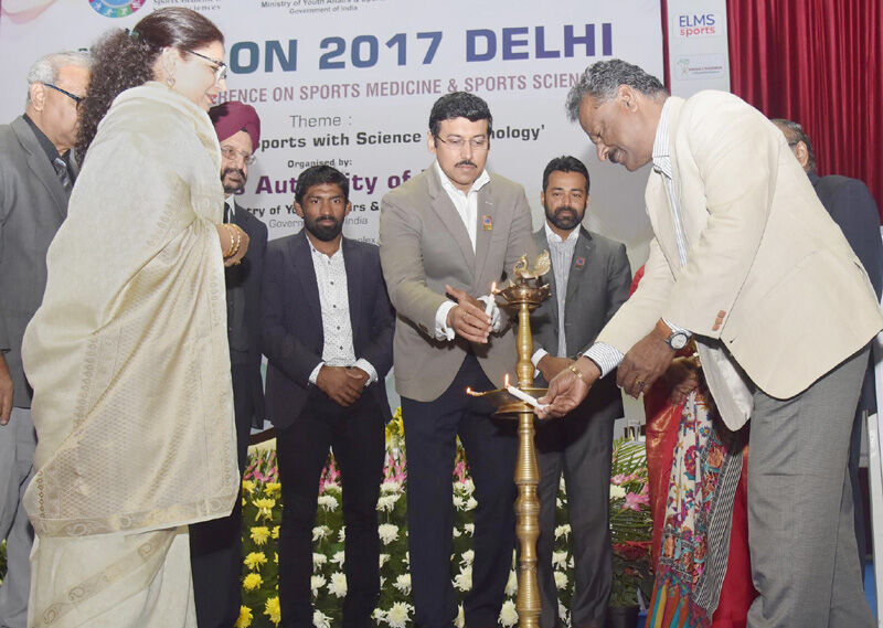खेल मंत्री कर्नल राज्‍यवर्धन राठौर ने नई दिल्‍ली में साइकॉन 2017 का उद्घाटन किया