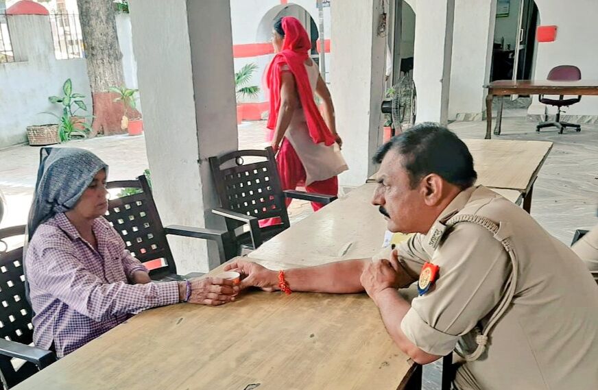 भोपा पुलिस का मानवीय चेहरा, वृद्धा की जान बचाई