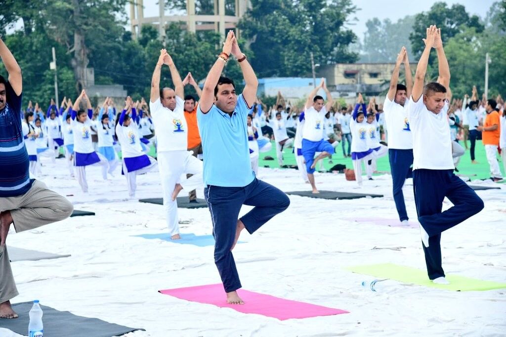 योग हमारी सनातन परम्परा व संस्कृति के प्रति गहरे अनुराग का प्रतिफल- श्रीकांत शर्मा