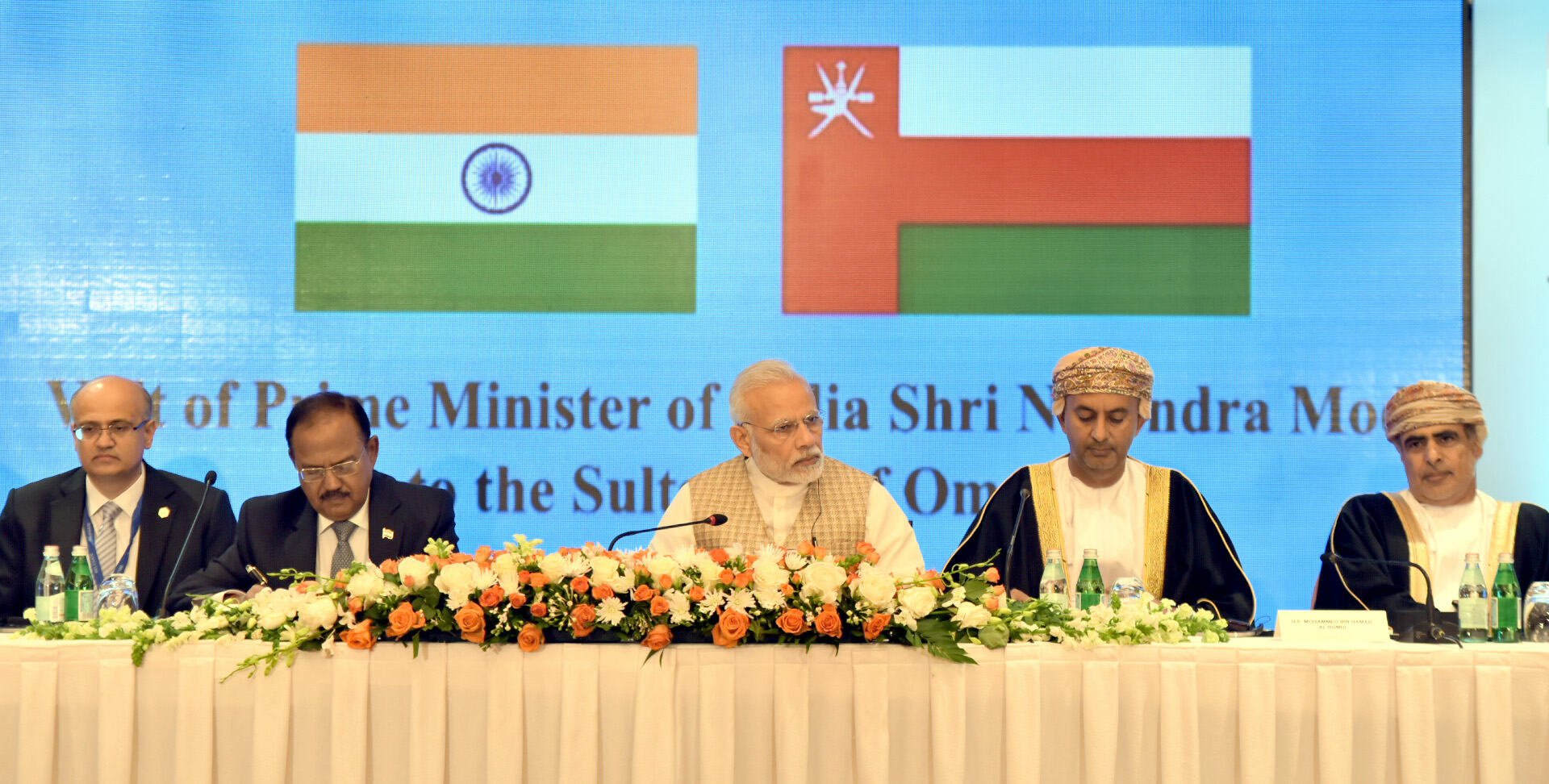 भारत और ओमान  के बीच  समझौतों पर हस्ताक्षर