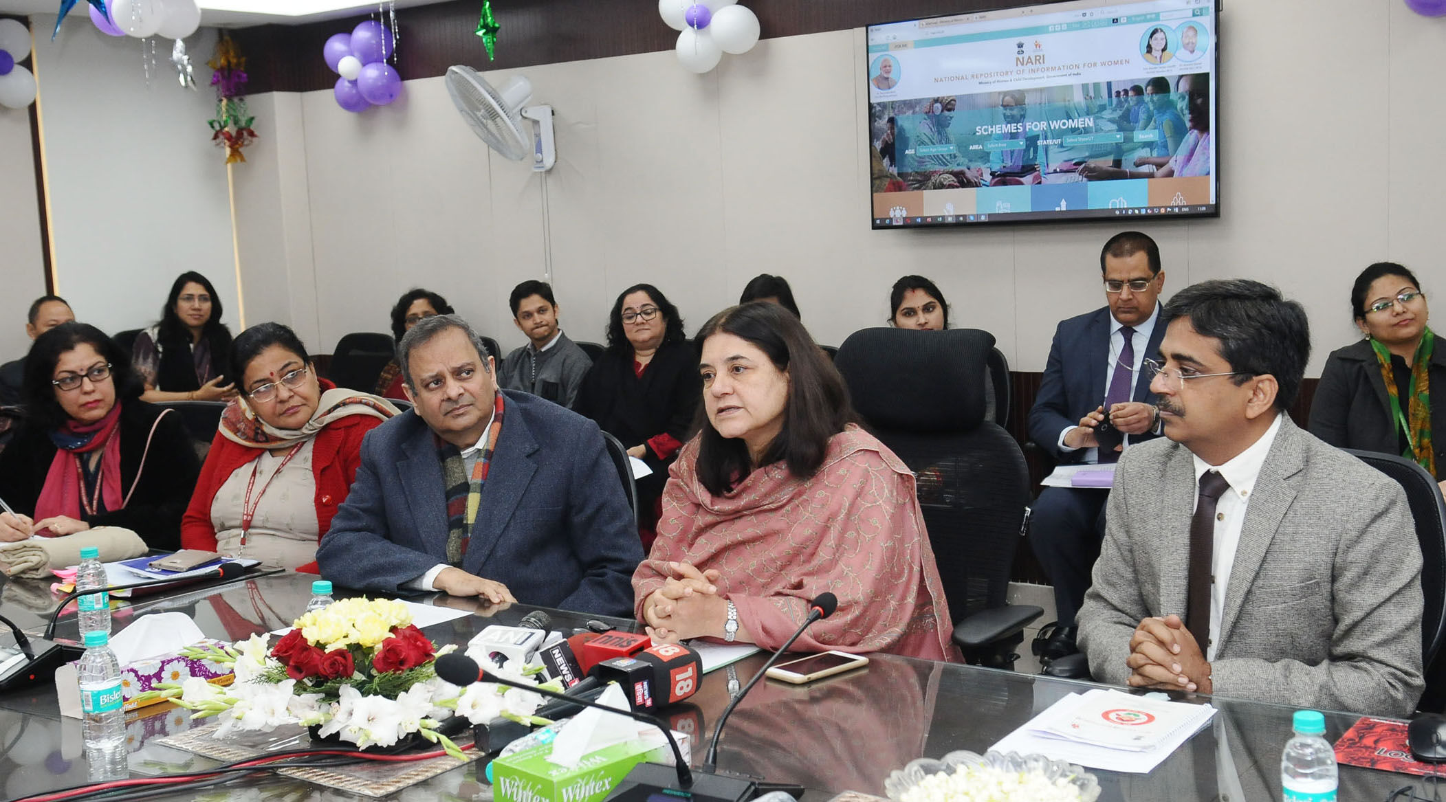 मेनका संजय गांधी ने महिला सशक्तिकरण के लिए ऑनलाइन पोर्टल नारी का उद्घाटन किया