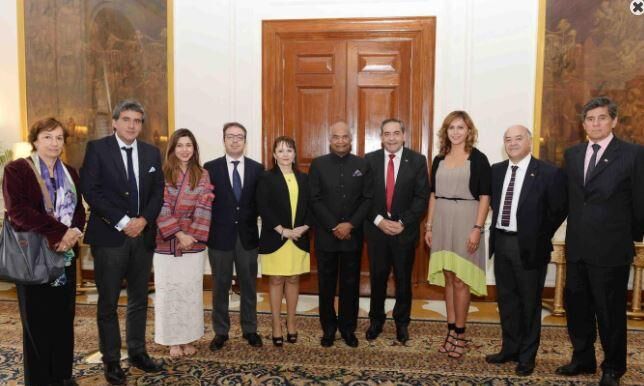 चिली के संसदीय प्रतिनिधिमंडल ने राष्ट्रपति से मुलाकात की