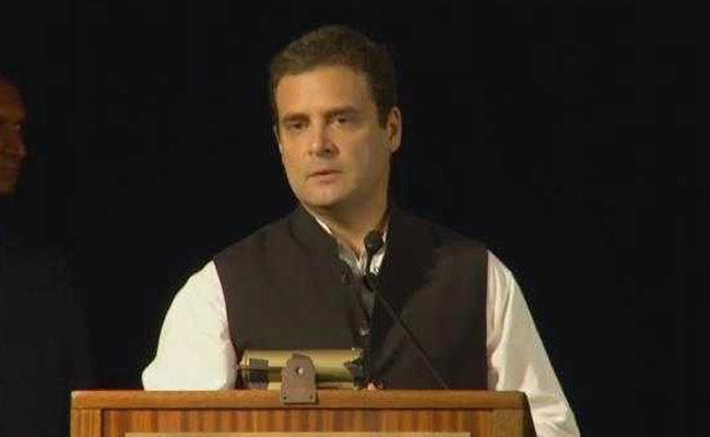 दंभ के कारण सत्‍ता से बेदखल हुई कांग्रेस :राहुल गांधी