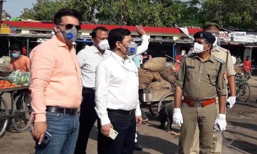 नोडल अफसर ने लिया कूकड़ा मंडी का जायज़ा