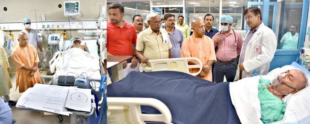 मुख्यमंत्री ने ट्रामा सेंटर पहुंचकर जाना घायलों का स्वास्थ्य