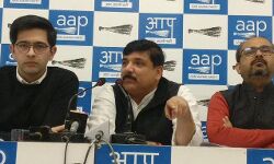 पंजाब नेशनल बैंक घोटाला करने वाले नीरव मोदी को  नरेंद्र मोदी ने देश से भगाया : आप