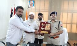 जिला प्रेस क्लब ऑफ शामली ने पुलिस अधीक्षक अजय कुमार को किया सम्मानित