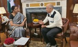 दिल्ली के वित्तमंत्री ने की केंद्रीय वित्त मंत्री से मुलाक़ात